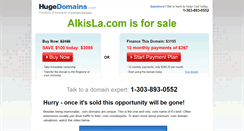 Desktop Screenshot of alkisla.com