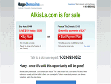 Tablet Screenshot of alkisla.com